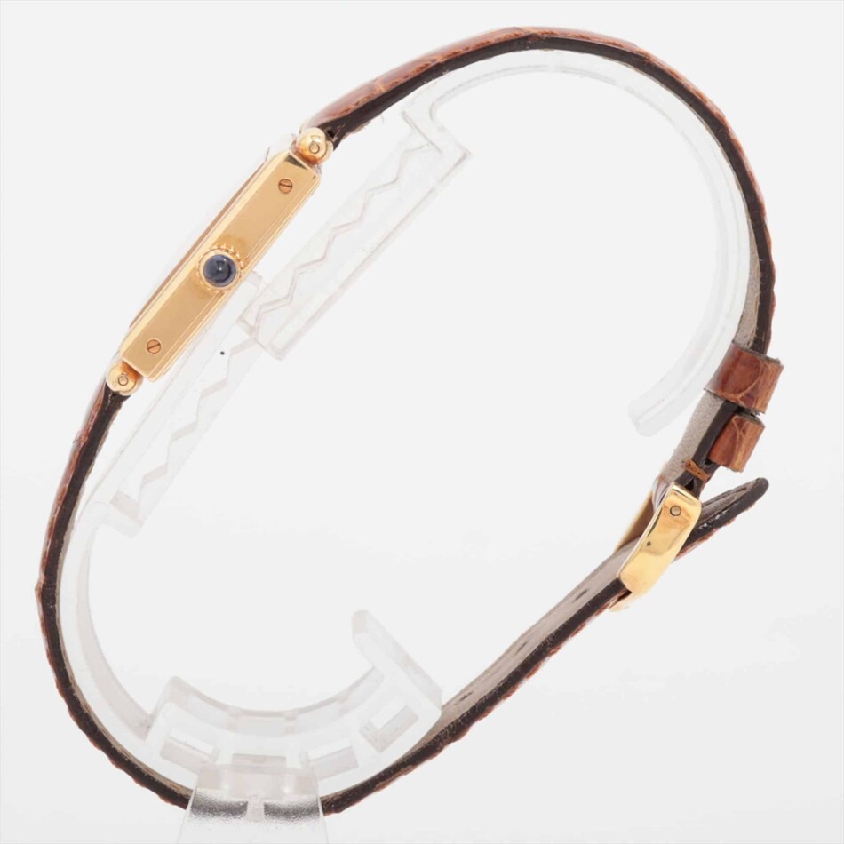 Cartier Tank Obus wristwatch, with unique circled hands