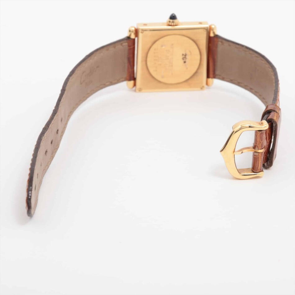 Cartier Tank Obus wristwatch, with unique circled hands