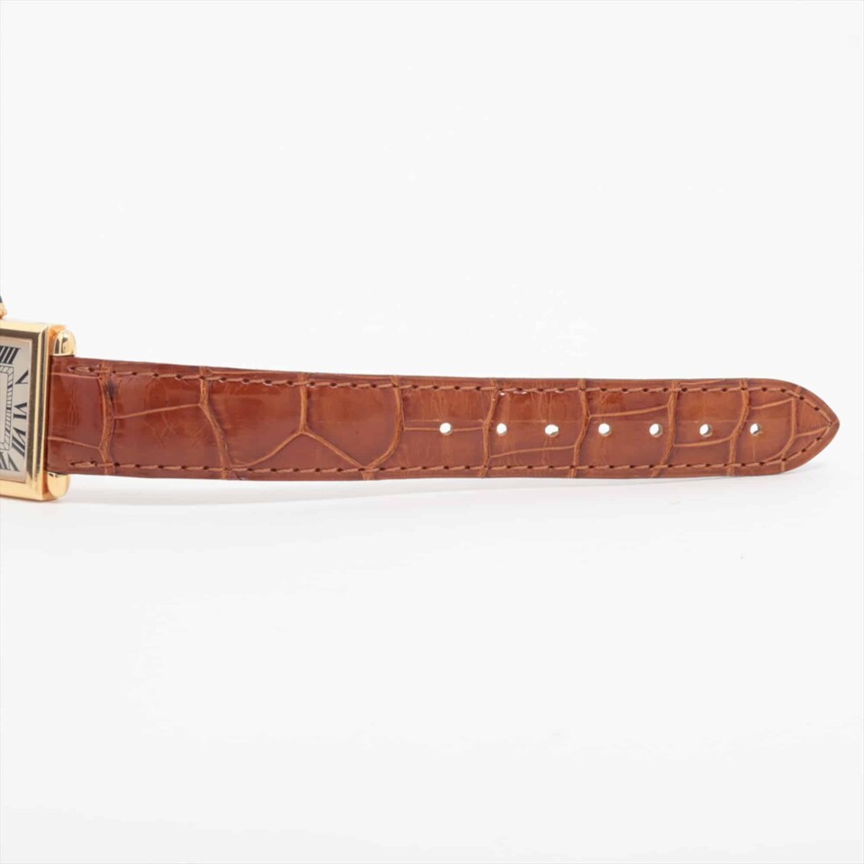 Cartier Tank Obus wristwatch, with unique circled hands