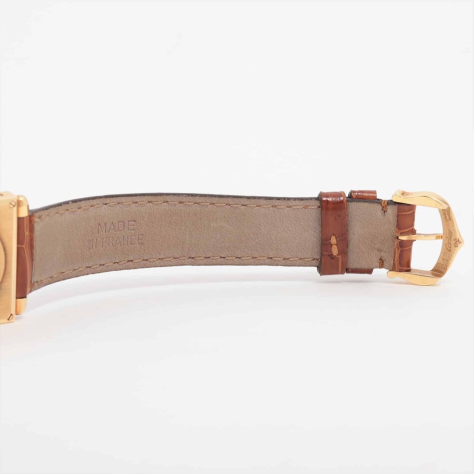 Cartier Tank Obus wristwatch, with unique circled hands