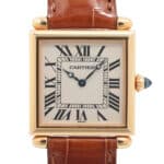 Cartier Tank Obus wristwatch, with unique circled hands