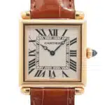 Cartier Tank Obus wristwatch, with unique circled hands