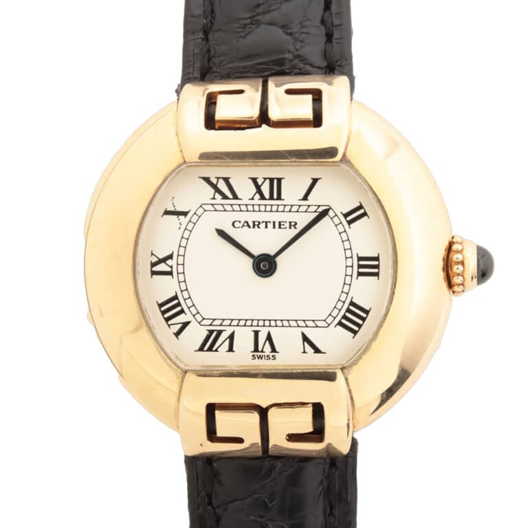 Cartier Ellipse Art Deco yellow gold wristwatch