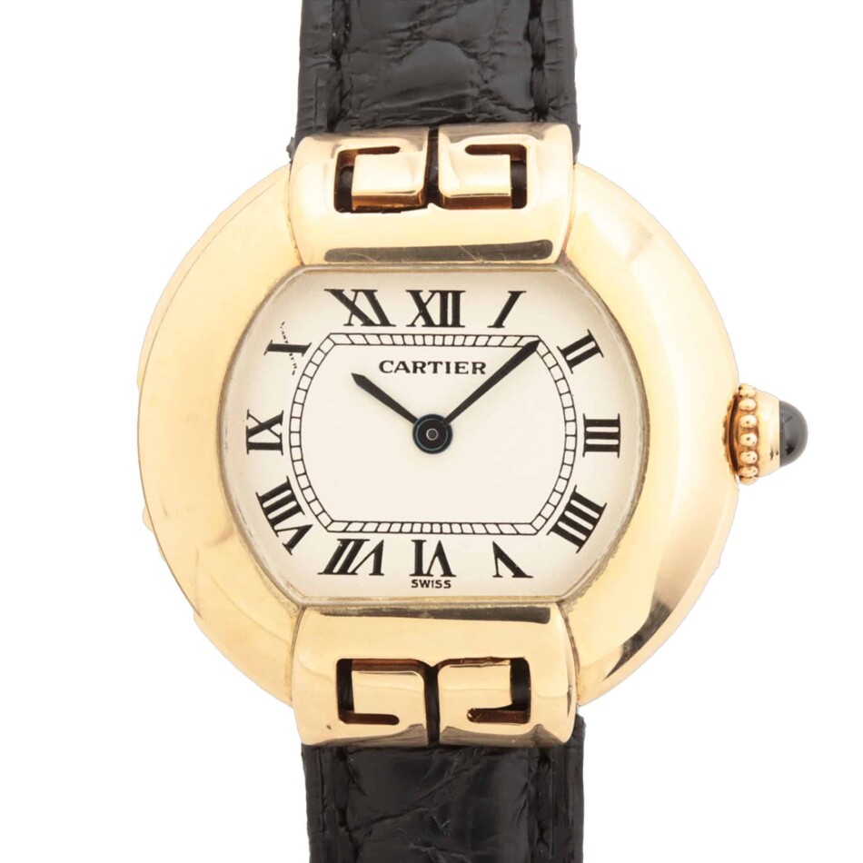 Cartier Ellipse Art Deco yellow gold wristwatch