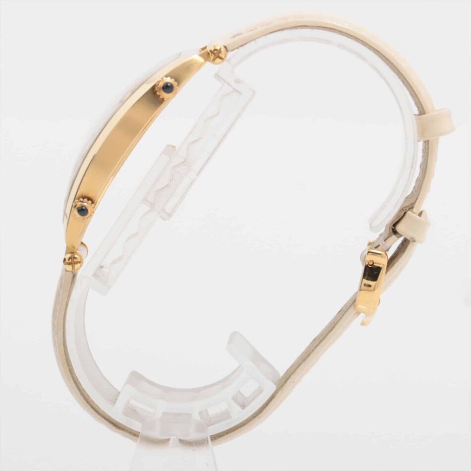 Cartier Tonneau 'Dual Time' 18ct yellow gold wrist watch