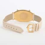 Cartier Tonneau 'Dual Time' 18ct yellow gold wrist watch