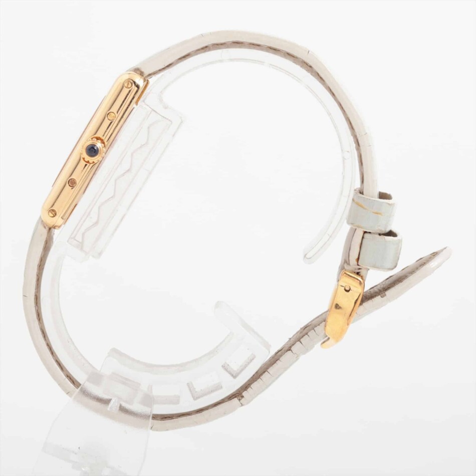 Vintage Cartier Tank Louis wrist watch in 18k yellow gold, with