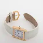 Vintage Cartier Tank Louis wrist watch in 18k yellow gold, with