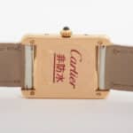 Vintage Cartier Tank Louis wrist watch in 18k yellow gold, with