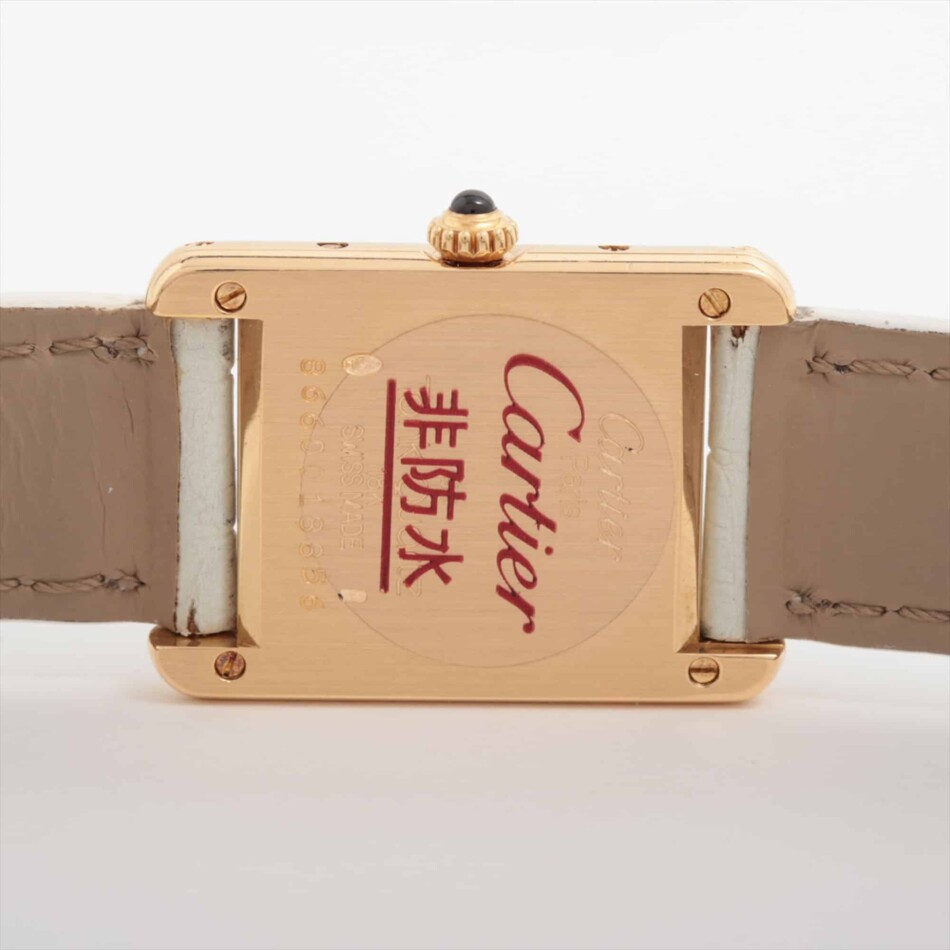 Vintage Cartier Tank Louis wrist watch in 18k yellow gold, with