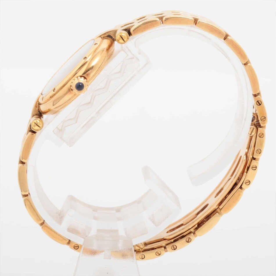 Vintage Cartier Panthere Vendome watch in full 18k yellow gold.