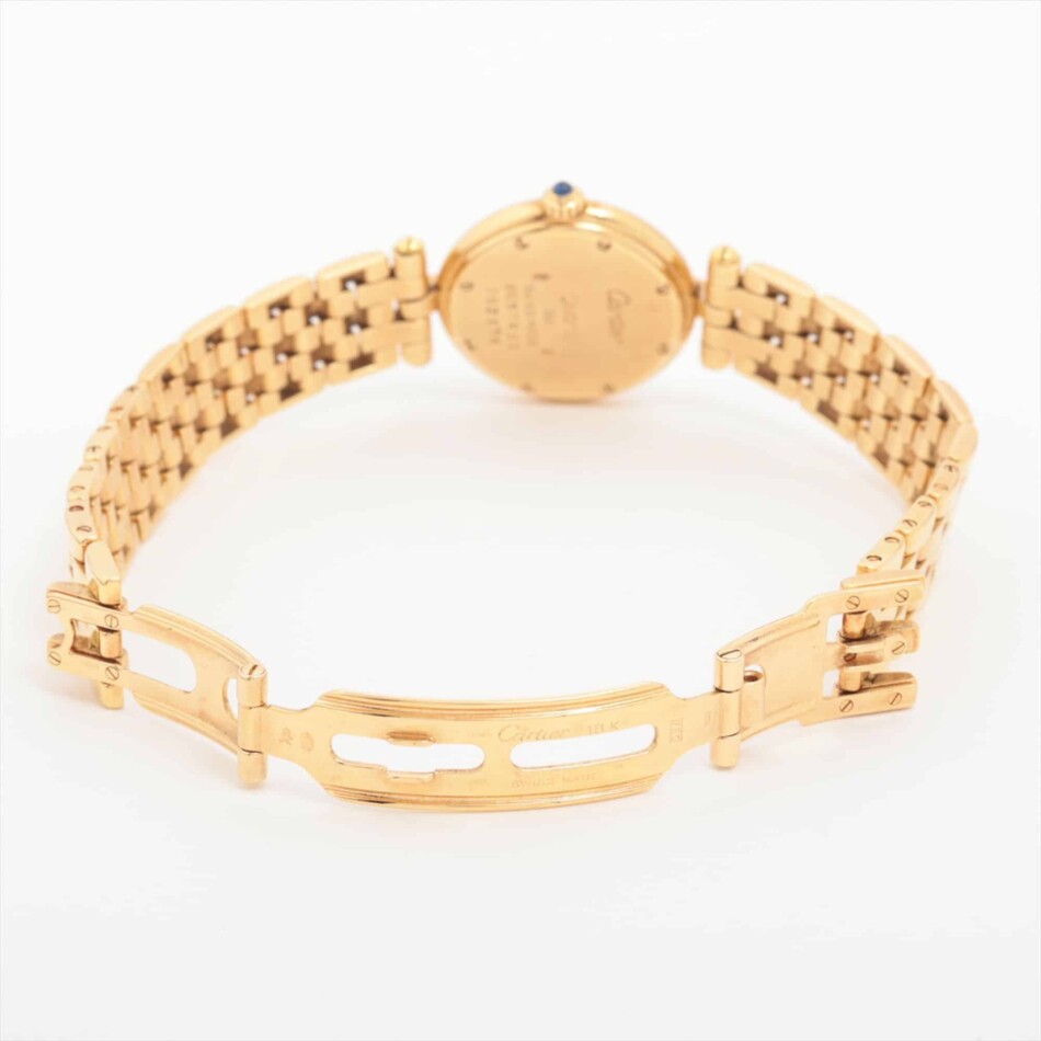 Vintage Cartier Panthere Vendome watch in full 18k yellow gold.