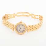Vintage Cartier Panthere Vendome watch in full 18k yellow gold.