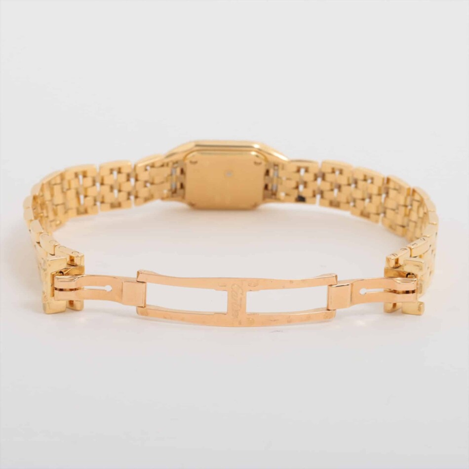 Vintage Cartier Panthere Mini watch in yellow gold and diamonds
