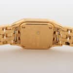 Vintage Cartier Panthere Mini watch in yellow gold and diamonds