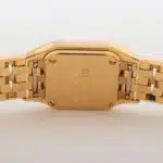 Vintage Cartier Panthere Mini watch in yellow gold and diamonds