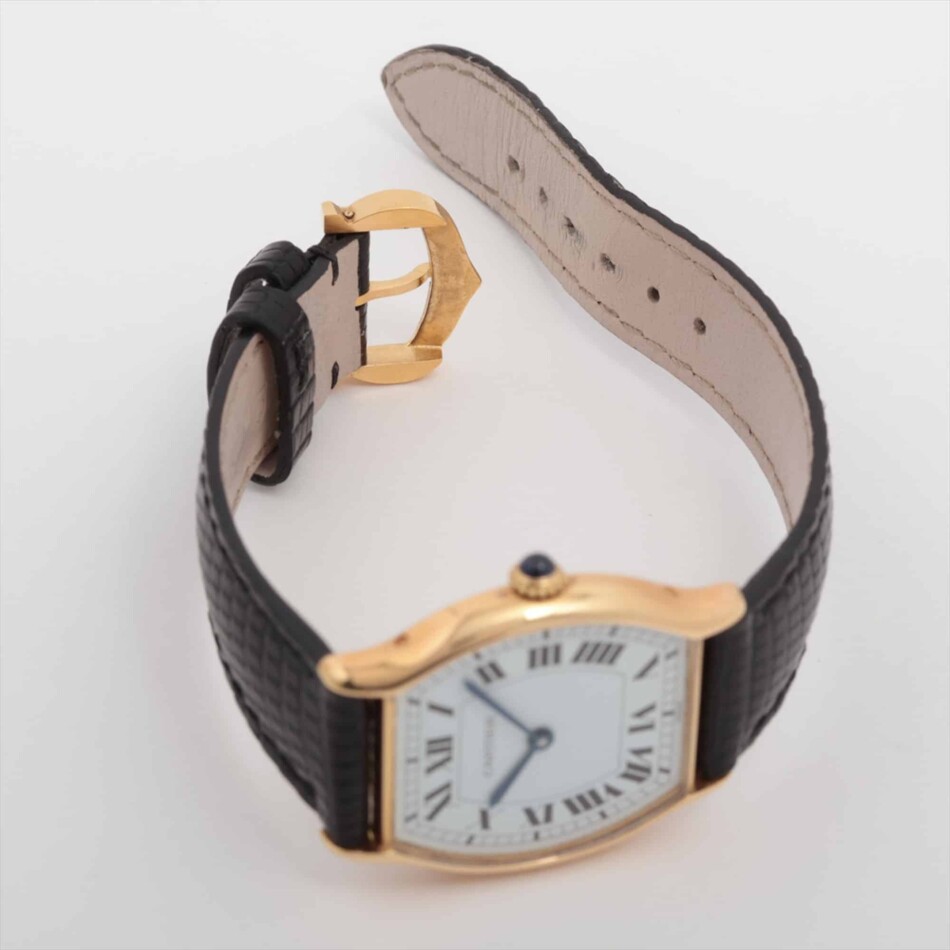 An extremely rare Vintage Cartier Dauphine, PARIS Dial