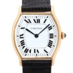 An extremely rare Vintage Cartier Dauphine, PARIS Dial
