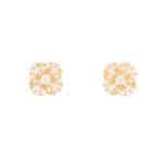 Ponte Vecchio Diamond Earrings in Yellow Gold