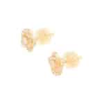 Ponte Vecchio Diamond Earrings in Yellow Gold