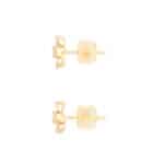 Ponte Vecchio Diamond Earrings in Yellow Gold