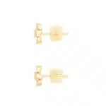 Ponte Vecchio Diamond Earrings in Yellow Gold