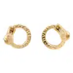 Vintage Bulgari B.zero1 Circular Earrings in Yellow Gold