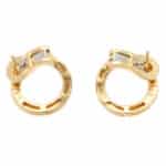 Vintage Bulgari B.zero1 Circular Earrings in Yellow Gold