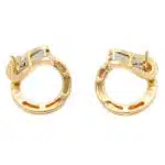 Vintage Bulgari B.zero1 Circular Earrings in Yellow Gold