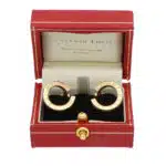 Vintage Bulgari B.zero1 Circular Earrings in Yellow Gold