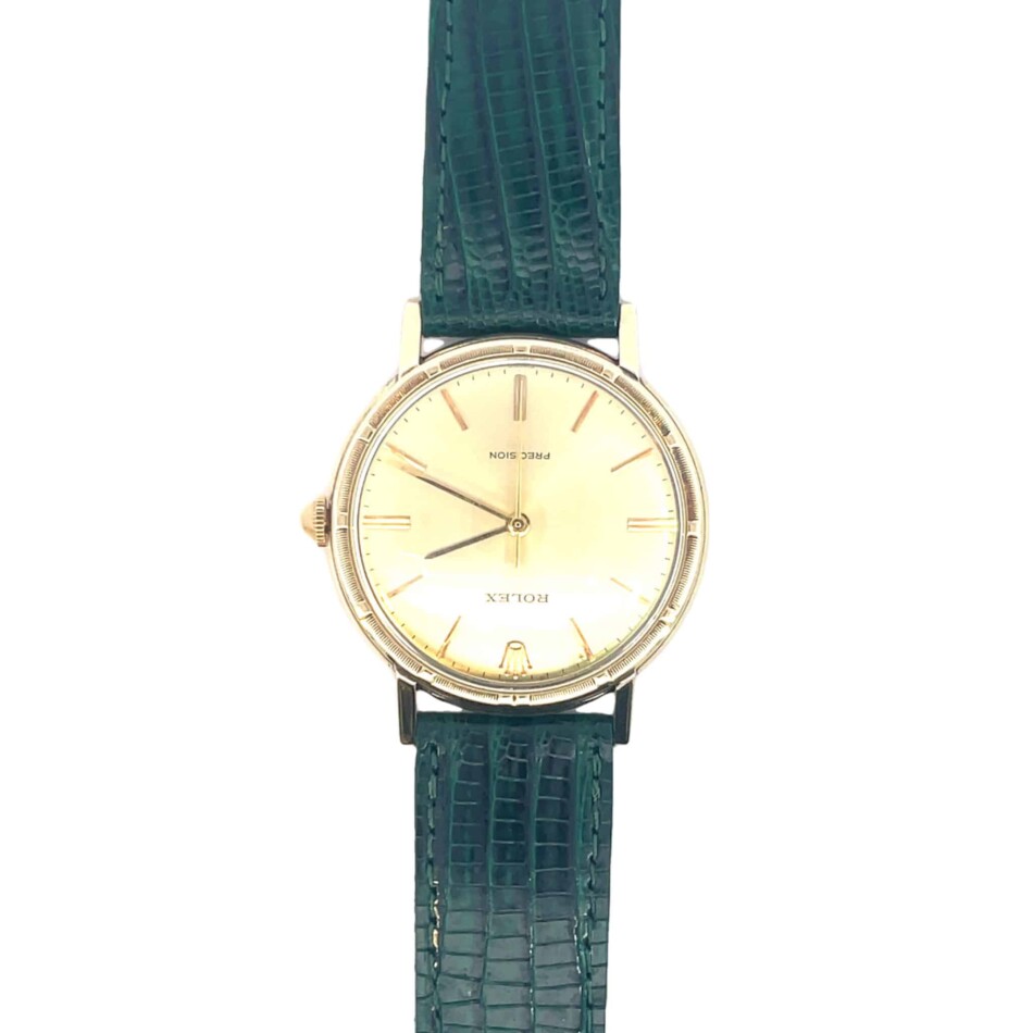 Vintage 1991 Rolex Oyster Precision wristwatch.in gold
