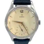 Vintage 1944 manual movement Omega Jumbo wristwatch, white dial