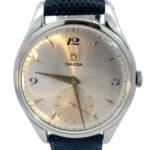 Vintage 1952 manual movement Omega Jumbo wristwatch 369 dial