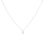 Vintage Tiffany & Co. Solitaire Diamond Necklace in Platinum