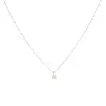 Vintage Tiffany & Co. Solitaire Diamond Necklace in Platinum