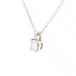 Vintage Tiffany & Co. Solitaire Diamond Necklace in Platinum