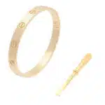 Vintage Cartier LOVE Bracelet in Yellow Gold, Size 17