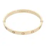 Vintage Cartier LOVE Bracelet in Yellow Gold, Size 17