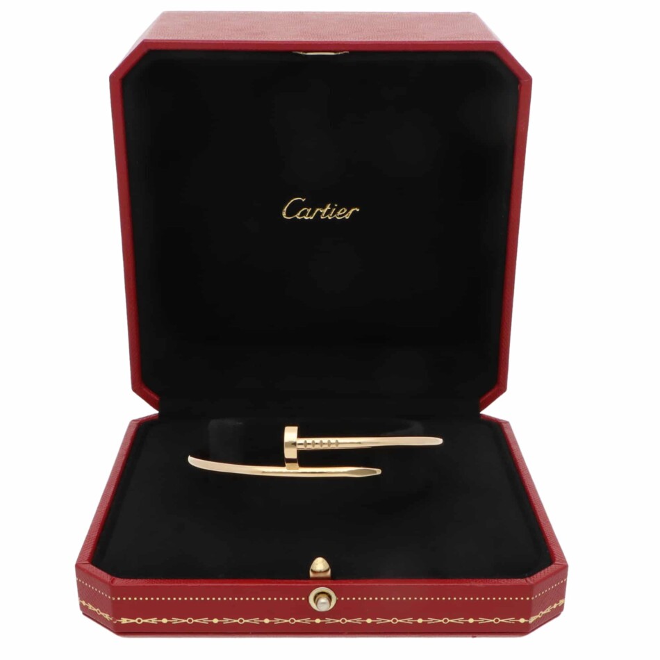 Vintage Cartier Juste un Clou Bracelet in Yellow Gold, Size 18