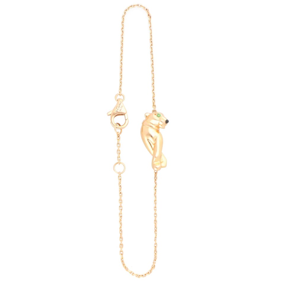 Vintage Cartier Panthère de Cartier Chain Bracelet in Rose Gold