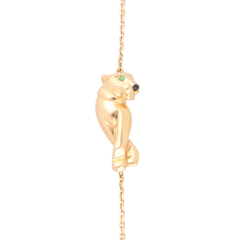 Vintage Cartier Panthère de Cartier Chain Bracelet in Rose Gold