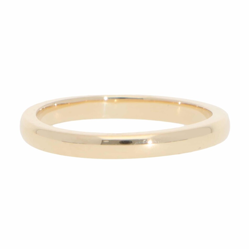 Vintage Court Wedding Band in Yellow Gold