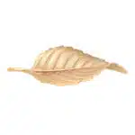 Vintage Leaf Brooch in Yellow Gold