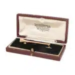 Vintage Hunting Horn Brooch in Yellow Gold
