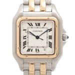 Cartier Panthere yellow gold and steel