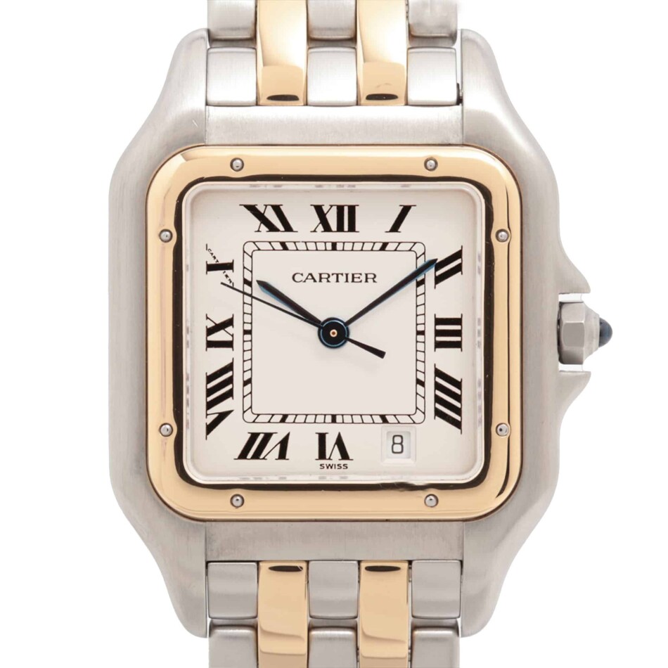 Cartier Panthere yellow gold and steel