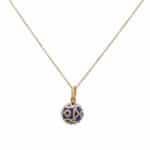 Vintage Tiffany & Co., Enamel Ball Pendant Necklace