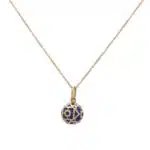 Vintage Tiffany & Co., Enamel Ball Pendant Necklace