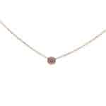Vintage Cartier Sapphire D'Amour Necklace in Rose Gold