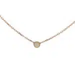 Vintage Cartier D'Amour Diamond Necklace in Rose Gold